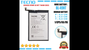 Baterai Tecno Spark GO 2023 BF7 BL49NT Original