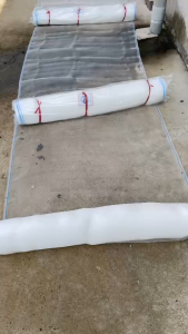 Lưới cước trắng ( Cao 1m - Dài 45m ) Hỗ trợ nhà vườn trồng cây ươm cây bao che công trình để chắn bụi.