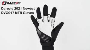 DAREVIE Mens Cycling Gloves Taiwan Fabric Gel Padded Shockproof Fingerless Gloves Comfortable Quick Dry Bicycle Accessories