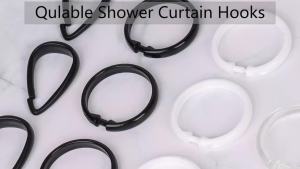 12pcs Circular Shower Curtain Rings Bath Curtain Rings for Bathroom Glide Easily on Bathroom Shower Rod Shower Hooks