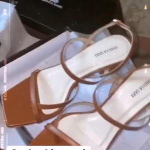 Sandal Heels Wanita Lovata Square Toe 6cm dengan Tali Polos Warna-Warni