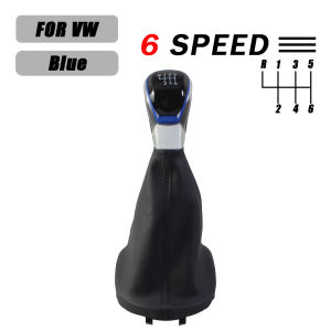 5/6 Manual Gear Shift Knob For Caddy II 2 MK2 2004-2009 For Touran 2003-2010 Gear Shift Knob Cover Modification Car Accessories