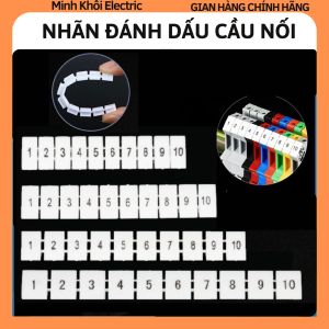 nhãn đánh dấu cầu nối terminal UK-EB không số thanh ghi nhãn zb nhãn đánh số Nhãn Trắng Không Số Cho Tủ Điện Nhãn Viết Tay Cho Khối Domino - Lazada