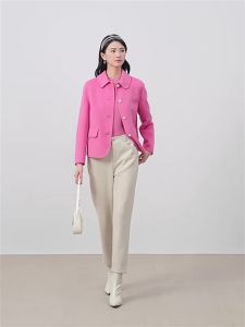 Koradior | Elegant Versatile Wool and Silk Blend Coat