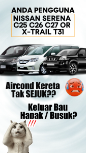BREATH Nissan Serena C25 C26 C27 / X-Trail T31 Interior Cabin Air Filter Aircond Penapis Udara 27277-EN000