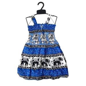 ชุดเดรสเด็ก พิมพ์ลายช้างน่ารักๆ