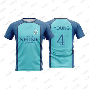 Blue Lock NAGI Man Shine City Jersey Japanese Anime Cosplay Football Uniform Summer Sports Men’s Tshirt Casual Kids/Adult Tops