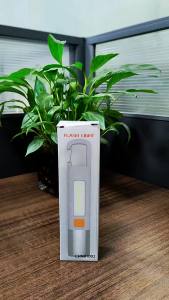 Strong Lighting ABS Flashlamp USB Charging Portable Outdoor Small Flashlight Camping Hanging Lamp Telescopic Focus COB Side Lamp