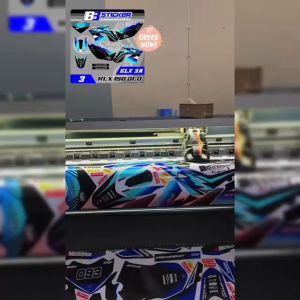Sticker Striping Kawasaki KLX Lama Stiker Variasi Motor KLX Old KODE KLX 3A