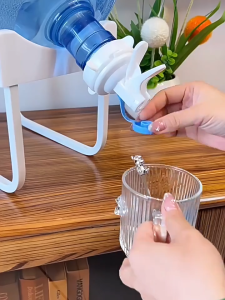 Detachable Bracket Bottled Water Dispenser Drinking Bucket Gallon Stand With Faucet Spigot Valve Faucet Hand Pump