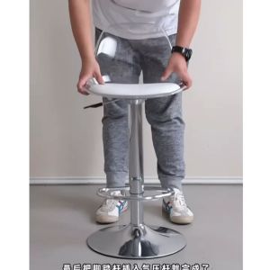 CAY🌟เก้าอี้บาร์ เก้าอี้ปรับระดับได้ ตกแต่งบ้าน ร้าน เบาะหนังPU