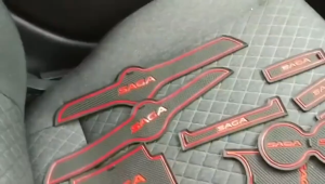 PROTON WAJA Interior Slot Mat Magic Mat Non Slip Organizer Pad Getah Dash Mat Door Panel Rubber Pad Waja Slot Mat