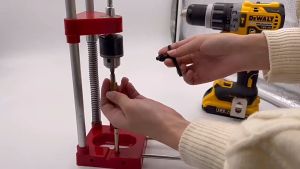 Holder Bench Drill Press Stand 6104: Woodworking Drill Locator & Holder Bracket