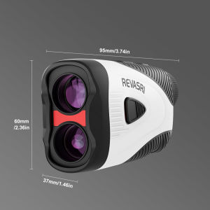 REVASRI | REVASRI Golf Rangefinder with Slope Switch 1300 Yards Range Finder Golfing Flag Locking Vibration Type-C Charge with Magnetic