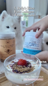 คอลลาเจนปลาเกรดพรีเมี่ยมจากแคนาดา อาหารเสริมหมาแมว โมเลกุลเล็ก ดูดซึมง่าย 150g