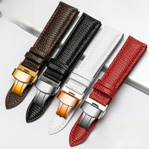 Woalmorn | Lizard Pattern Leather Watch Strap