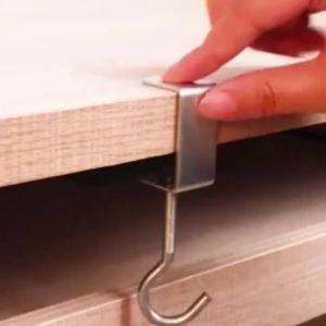 1/3/8pcs Desktop Hooks Are Detachable Table Edge Hook Installed Without Drilling Holes Suitable for Hanging Backpacks and Key