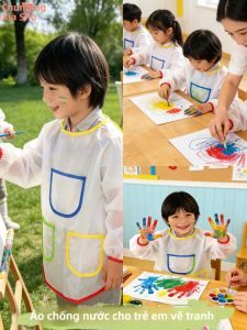 Waterproof and Stain-resistant Childrens Art Painting Bib