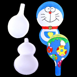 White Ladle Gourd Pulp Mask Peking Opera Facial Makeup Hand Painting White Blank Kindergarten Children Coloring Material DIY