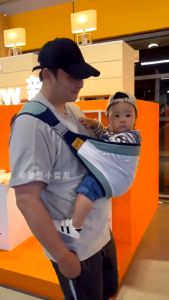 1-3 Years Baby Sling Carrier For Baby Half Wrapped Slings Adjustable Breathable Toddler Hip Carrier Wrap Easy to Wear