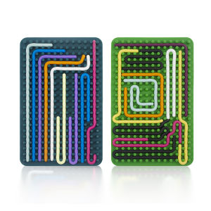 Hot Sensory กิจกรรมสําหรับเด็ก Busy Board ทักษะยนต์ Montessori ของเล่นผ่อนคลายความเครียดสีซิลิโคน Rod Travel ของเล่นของขวัญ