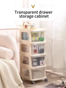 Drawer Handcart Organizer Kitchen Storage Rack Organizer Household Baby Rack Organizer