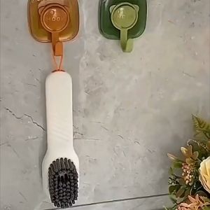Multifunctional Liquid Shoe Brush Cleaners Soap Dispenser Cleaning Brush for Footwear