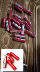 Red 18650 Lithium Battery Button Top Flat Top Shape Capacity 6800mAh Voltage 3.7V Weight 47g Dimensions 68.8mm x 18.5mm x 18.5mm Charging Time 5 to 7 Hours Rechargeable Battery