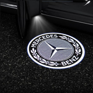 2Pack LED Logo Light For Benz Car Door Welcome Light AMG Projection Light For Benz C-Class W204 C180 C200 C260 C300