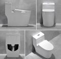 Bồn cầu liền khối, bồn cầu 1 khối, Bệt 1 khối xả xoáy kết hợp xả đẩy nắp đóng êm, toilet 1 khối nhập khẩu. 
