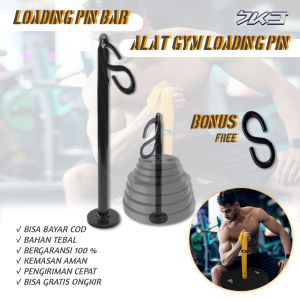 Alat Olahraga Gym Fitnes Loading Pin Latihan Beban Dumbell Tray Fitness