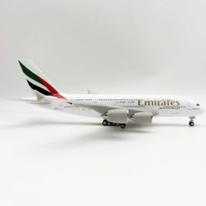 Diecast 30CM 1/240 Scale Resin Airbus A380 UAE/Emirates Airlines Airplanes Model Aircraft For home decoration ornaments Collecti