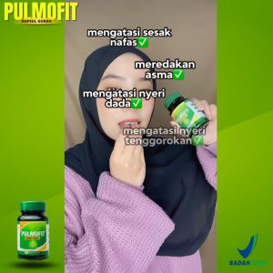 Paket 3 BOTOL Kapsul Gurah Pulmofit Bantu Atasi Asma Sinusitis Batuk Sesak Nafas TBC BPOM