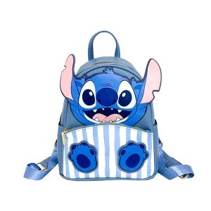 clu Stitch Backpack for Student Large Capacity Lightweight Fashion Cartoon Cute Female School Bag Bags ulc