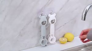 Bottle Opener 4 In 1 Bear Shape Bottle Opener For Effortless Kitchen Household Use Stainless Steel Kitchen Tools