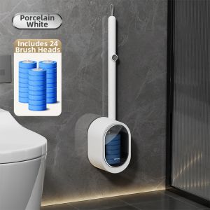 Hayan | Hanging Easy-Install Toilet Brush Strong Cleaning Power Disinfectant