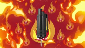 Personal Safety Key Chain with Quick Release for Easy Access Finger Grip PS Defense Liquid Spray