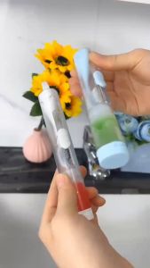 1PC Portable Folding Toothbrush Travel Toothbrush Set Creative Tooth Clean Tools Can Hold Toothpaste