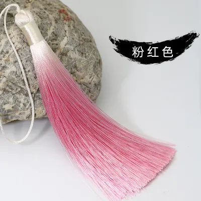 Tự Làm Đồ Trang Sức Phụ Kiện gradient Tua Rua Quạt Mặt Dây Chuyền Nhiều Màu Truyền Thống Trung Quốc Phong Cách cho Hanfu và Đồ Thủ Công