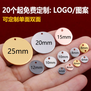 DIY Stainless Steel Bracelet Earrings Custom Logo Tag