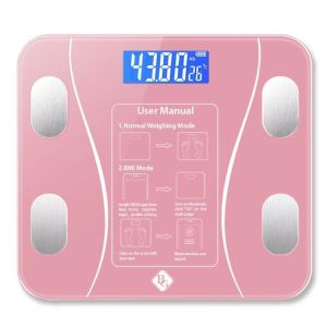 เครื่องชั่งน้ำหนัก รองรับน้ำหนักได้สูงสุด 180 kg รุ่น 2022A (Pink) ใช้งานง่าย หรือ "Digital Weight Scale 180 kg รองรับน้ำหนัก - รูปแบบ 2022A (Pink)