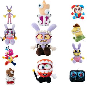 Bandai | 20CM Amazing Digital Plush Toys Circus Maid Jax Plush Magical Rabbit Clown Periphery Dolls Suitable Fans Collection Children