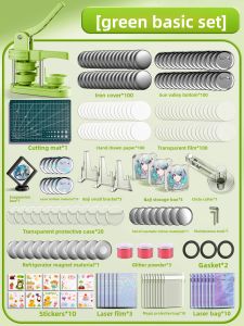 MINGZHUO | DIY Metal Badge Maker Kit 58mm