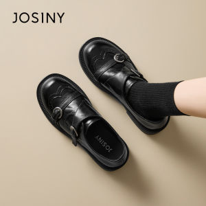 Josiny | Brow Retro English Style Womens Brogue Shoes