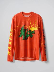 Áo Thun Thể Thao Đạp Xe MAAP Mùa Xuân Hè Thoáng Khí Nhanh Khô Lưới Tay Dài Nam Nữ Đồng Phục Đua Xe Đạp Đường Trường