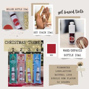 SKYNEO 1PC Waterbased Liptint and NUDE TINTS 10ML ROLLER WAND pigmented lips BOYLENGKU