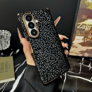 Luxury Business Mosaic Stone Texture Phone Case for Samsung Z Fold 8 Ultra Fold8 Metal Lens Axis Protection Shockproof Cover