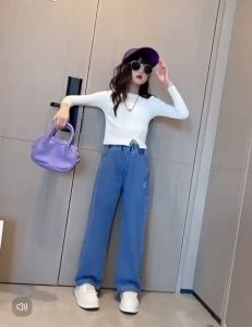 Celana Jeans Culot Anak Perempuan Usia 5-10 TAHUN