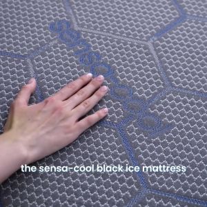 Kasur Dingin Dreambox SensaCool Black Ice / 2X Cooler / Charcoal Memory Foam / Cooling Mattress
