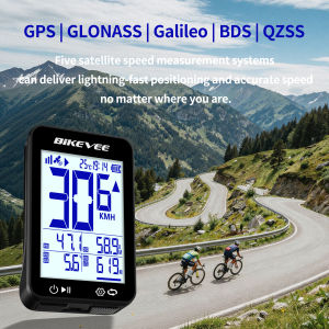 Rechargeable Waterproof GPS Bike Computer Multifunction Wireless Cycling Speedometer And Odometer for Outdoor Sports